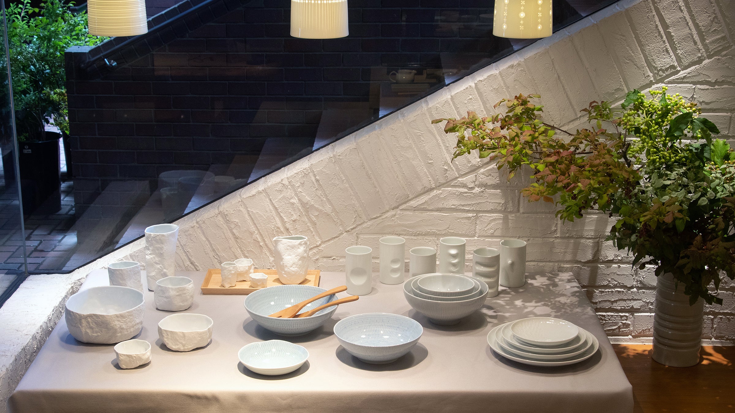 大鉢 陶芸作品 インテリア　花器　水鉢　ディスプレイ　展示　店舗什器 大鉢 陶芸作品 インテリア 花器 水鉢 ディスプレイ 展示 店舗什器