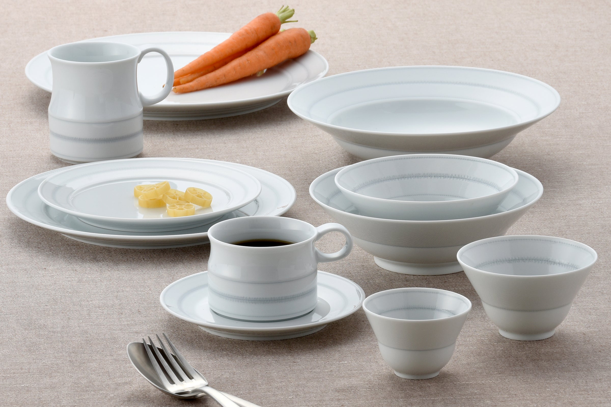 アウガルテン]白磁・銀縁デザートプレート 6枚 White Orchid Glass