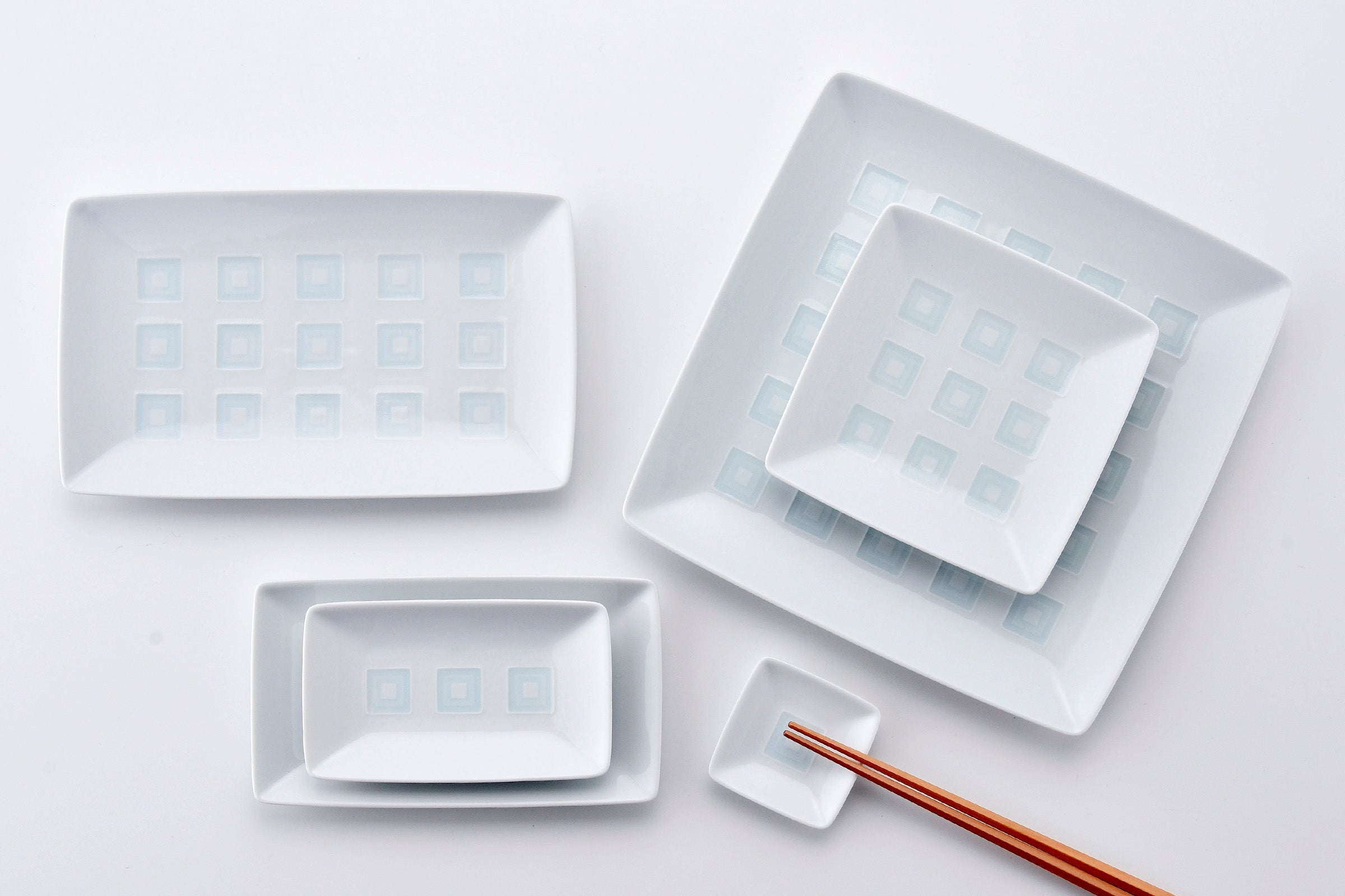 白山陶器　升目紋19枚セット 升目紋 - MASUMEMON - | 白山陶器直営オンラインストア