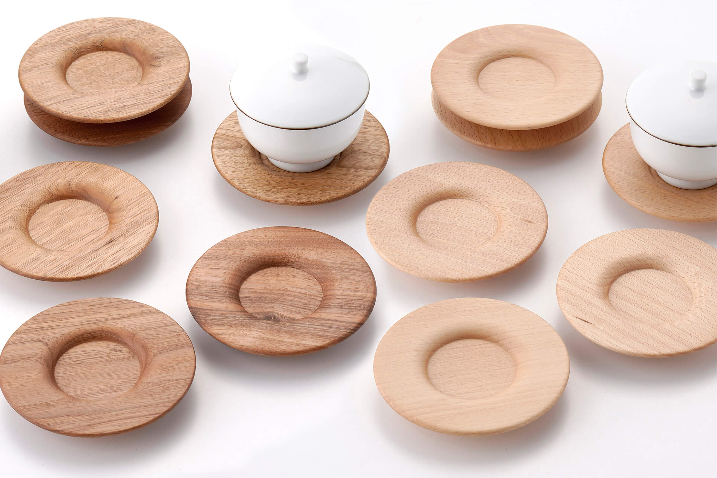 未使用　萩焼　茶道具セット 20点 陶器・木製茶托　 おぼん　トレイ　まとめ売り hagi-tasi-teat-052-150x150.jpg