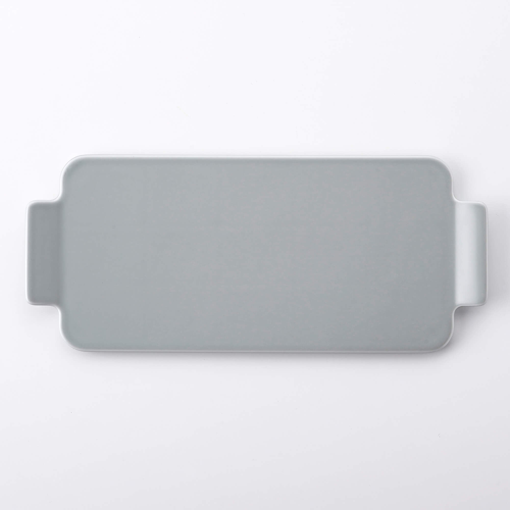 AMUSE サービングトレイ(L) グレイマット | 白山陶器直営オンラインストア