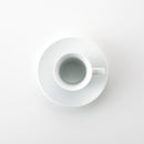 ビアンコ エスプレッソカップ&ソーサー 白磁