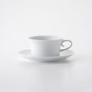 ビアンコ ティーカップ&ソーサー 白磁