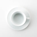 ビアンコ ティーカップ&ソーサー 白磁