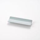 おしぼりおき レリーフおしぼり 青白釉