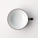 S型スープボール(大) チャコールグレイマット