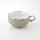 S型スープボール(大) サンドグリーンマット