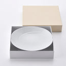 【ギフト】ともえ 浅鉢(大) 白磁 1点