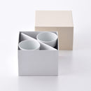 【ギフト】麻の糸 プレート(S)・フリーカップ セピア 各2点セット