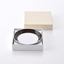 【ギフト】麻の糸 プレート(M) セピア 2点セット