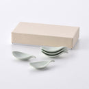 【ギフト】木の葉 はしおき 浅緑 5点セット