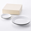 【ギフト】ミストホワイト プレート(L)・プレート(S) 各2点セット