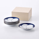 【ギフト】ねじり梅 5寸和皿 5点セット