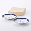 【ギフト】ねじり梅 6寸和皿 2点セット