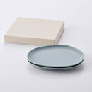 【ギフト】ペトラ プレート(L) グレイ 2点セット