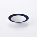 綾 一品皿 濃紺