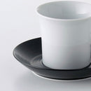 ビアンコ コーヒーカップ&ソーサー 黒炭釉