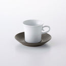 ビアンコ コーヒーカップ&ソーサー 錆巻