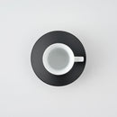 ビアンコ エスプレッソカップ&ソーサー 黒炭釉