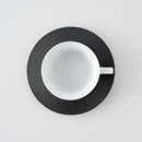 ビアンコ ティーカップ&ソーサー 黒炭釉