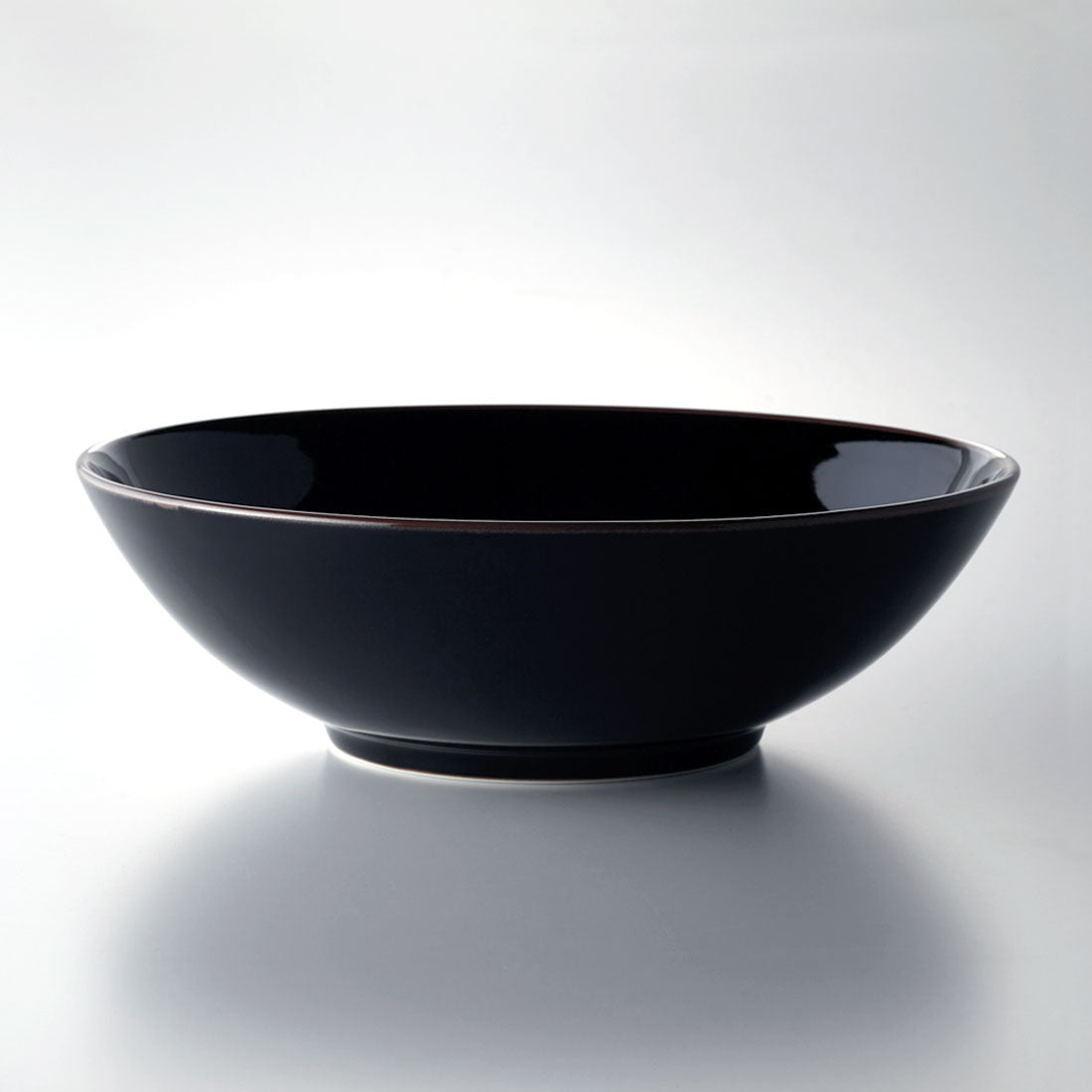 8寸平鉢 天目 | 白山陶器直営オンラインストア