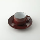 クラシック カップ&ソーサー 鉄赤