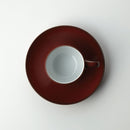 クラシック カップ&ソーサー 鉄赤