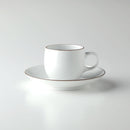 クラシック カップ&ソーサー 白マット