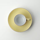 クラシック カップ&ソーサー 黄マット