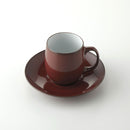 クラシック マグ&ソーサー 鉄赤