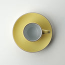 クラシック マグ&ソーサー 黄マット