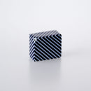 コンディメント 塩入れ ブルーストライプ