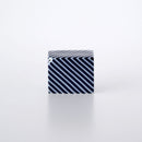 コンディメント 塩入れ ブルーストライプ