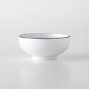 白磁千段 5寸浅めん丼