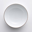 白磁千段 7寸平鉢