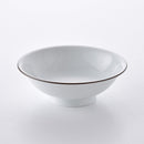 白磁千段 7寸反りめん丼