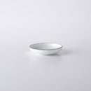 白磁千段 4.5深皿