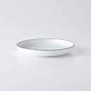 白磁千段 7.5深皿