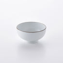 白磁千段 おかゆ碗