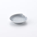 ひとえ 小皿 グレイ