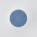 彫釉彩 反りふたもの(L) ルリ