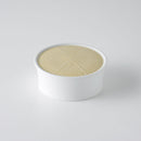 彫釉彩 反りふたもの(L) 黄