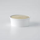 彫釉彩 反りふたもの(L) 黄