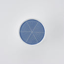 彫釉彩 反りふたもの(M) ルリ