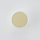 彫釉彩 反りふたもの(M) 黄