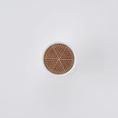 彫釉彩 反りふたもの(S) 茶