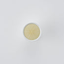 彫釉彩 反りふたもの(S) 黄