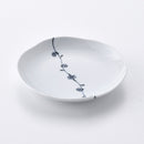 一本つる草 多用皿 青