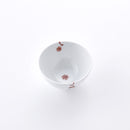 一本つる草 お茶わん(小) 赤