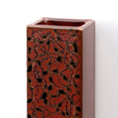 角型ウォールベース 鉄赤地紋